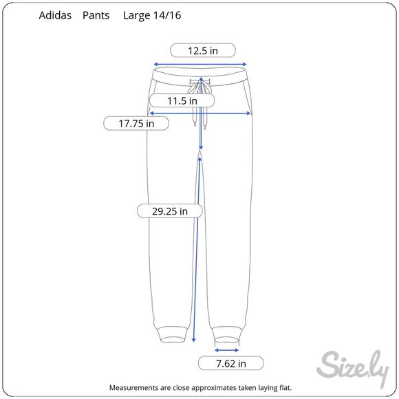 Adidas Boys Athletic Pants Size L 14/16 Gray White Striped Straight Leg Pockets - Picture 2 of 11
